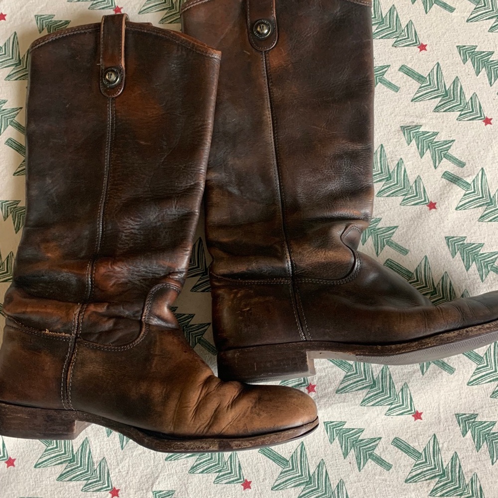 FRYE Women’s Melissa Button Boot - 100% leather